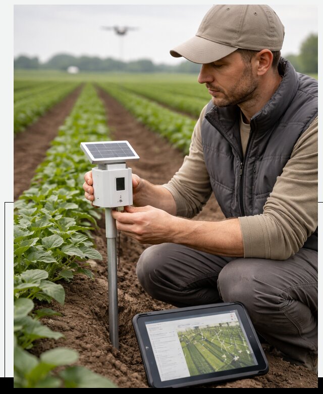 IoT мониторинг сельскохозяйственных полей и контроля в Нижневартовске